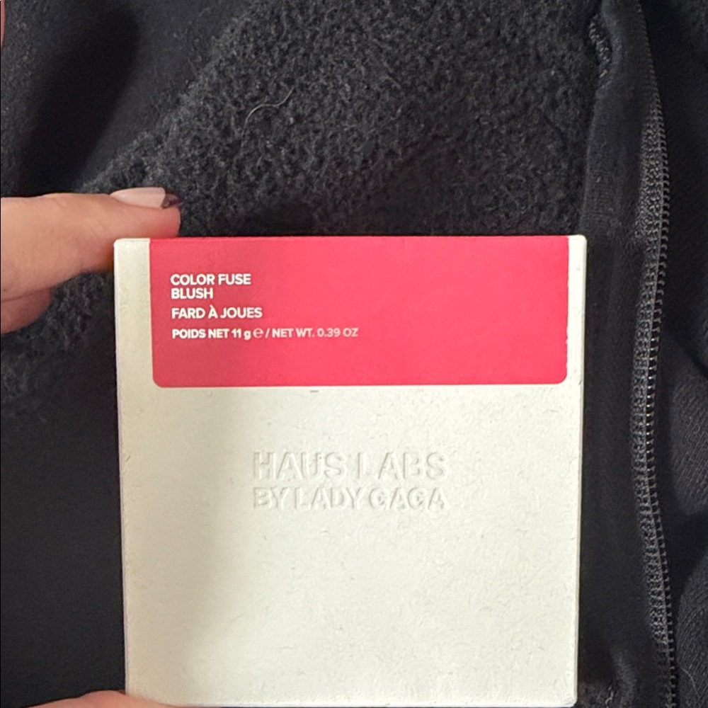 Haus Labs By Lady Gaga Blush Compact in Vibrant Pink and White